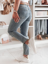 Damen-Jeanshose Regular Fit DESTINA blau Dstreet UY2447