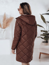 Damen Winterjacke SNOWVIBE braun gesteppt Dstreet TY4989