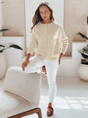 Damen Pullover mit Reißverschluss SELINA ecru Dstreet MY2515