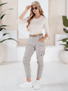 Damen Cargohose CARGOIF grau Dstreet UY2711