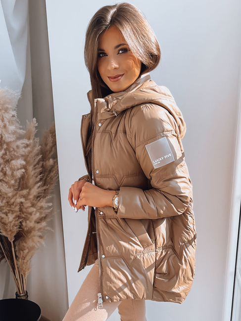 Damen Übergangsjacke MARYLAND Farbe Camel DSTREET TY3577