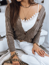 Damen Strickjacke DURKI Farbe Beige DSTREET MY1644