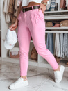 Damen Chinohose mit Gürtel MODELA rosa Dstreet UY2565