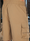 Herren Stoff Kampfshorts khaki Dstreet SX2505