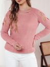 Damen-Pullover SLITARIA rosa Dstreet MY2412
