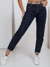 Damen Mom Fit Jeans navy blueDstreet UY2781