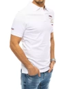 Herren Poloshirt mit Stickerei Weiß Dstreet PX0436