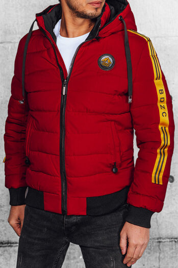Herren Steppjacke Farbe Weinrot DSTREET TX4651