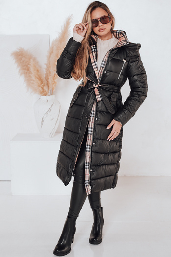 Damen Wintermantel SPRUCE Farbe Schwarz DSTREET TY4001