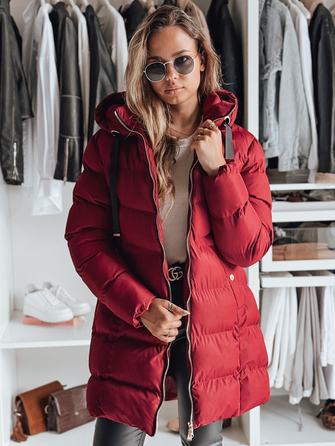 Damen Winterjacke mit Kapuze GABRIELLE kastanienbraun Dstreet TY4920