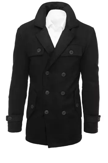 Herren Mantel Schwarz Dstreet CX0431
