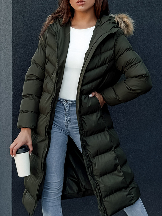 Damen Wintermantel LUXWARM grün Dstreet TY4377