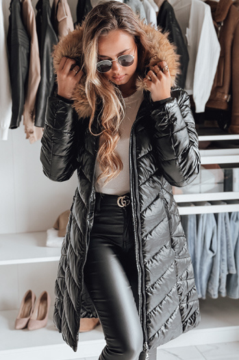 Damen Steppwinterjacke BELLATRIX schwarz Dstreet TY4581