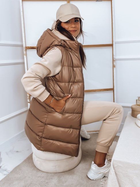 Damen Weste ARAS Camel Dstreet TY2852