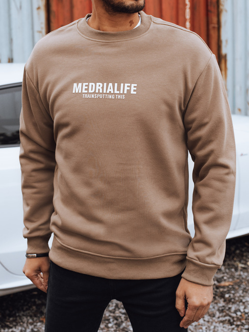 Herren Sweatshirt mit Kamelmuster Dstreet BX5926