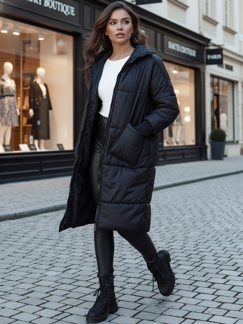 NADIA Steppmantel für Damen in Übergröße schwarz Dstreet TY4542z