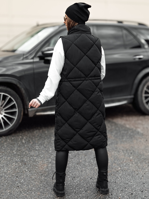 Lange gesteppte Damenweste ARCTVEST schwarz Dstreet TY4765