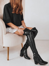 Damen Overknee-Stiefel schwarz Dstreet ZY1245