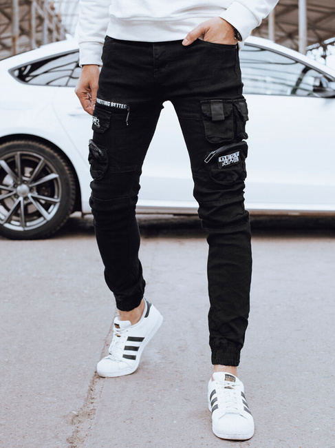 Herren Cargohosen Farbe Schwarz DSTREET UX4326