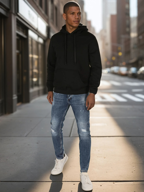 Herren Sweatshirt schwarz Dstreet BX5914