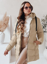 Damen Winterjacke mit Kapuze GABRIELLE beige Dstreet TY4365