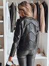 Damen Lederjacke CHICLEATHER schwarz Dstreet TY4969