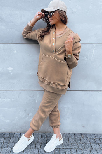 Damen-Set INDESIT Farbe Camel DSTREET AY0946