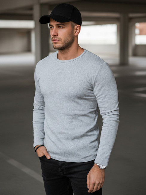 Herren grau Dstreet Longsleeve LX0578