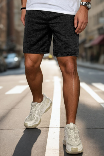 Dunkelgraue Herren Sweatshorts Dstreet SX2482