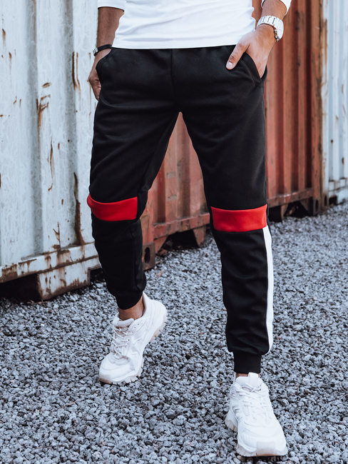 Herren Sweathose mit Kordelzug schwarz Dstreet UX4448