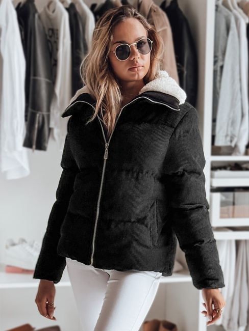 Damen Winterjacke TRENDYGLAM schwarz Dstreet TY4357