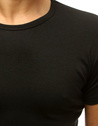 Herren T-Shirt einfarbig schwarz Dstreet RX2572