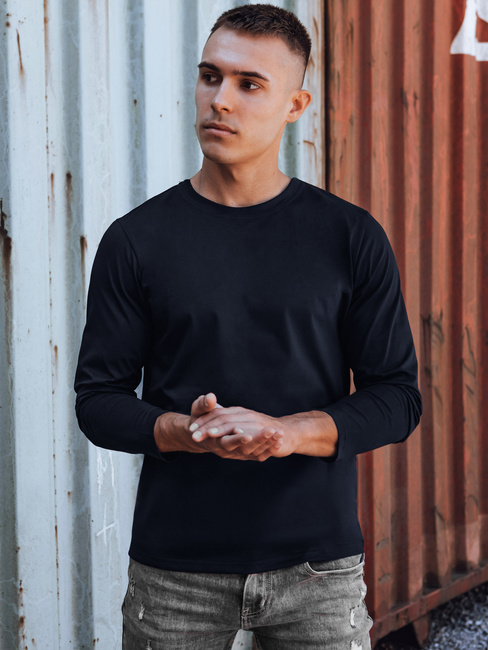 Marineblaues Herren Dstreet Longsleeve LX0580