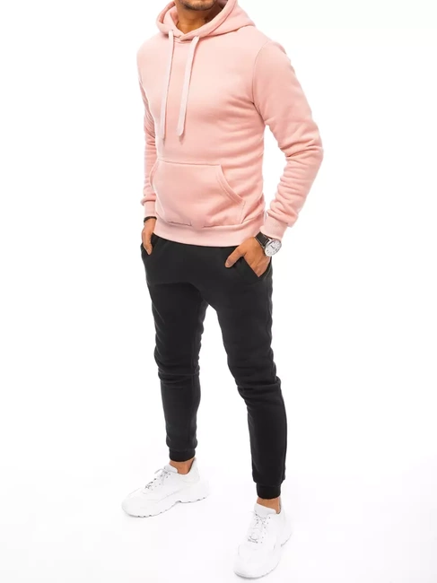 Herren Trainingsanzug-Set Farbe Rosa-Schwarz DSTREET AX0641