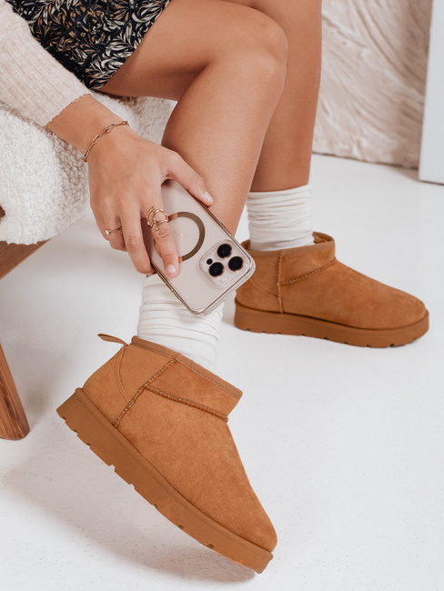 Damen Plateau-Schneestiefel camel Dstreet ZY1074