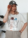Damen T-shirt mit Aufdruck MISTAL Farbe Hellgrau DSTREET RY2578