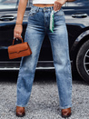 Weite Denim-Hose für Damen CITYBLUES blau Dstreet UY2234_1