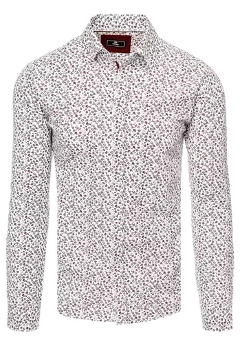 Herren Gemustertes Hemd Farbe Dunkelblau DSTREET DX2412