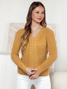 Damen-Pullover CASVINA gelb Dstreet MY2388