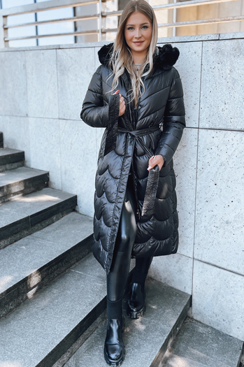 Damen Wintermantel SCARLET Farbe Schwarz DSTREET TY3807