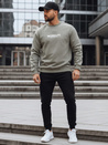 Herren Sweatshirt khaki bedruckt Dstreet BX5929