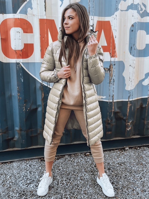 Gesteppte Damen Winterjacke LESSI beige Dstreet TY5523