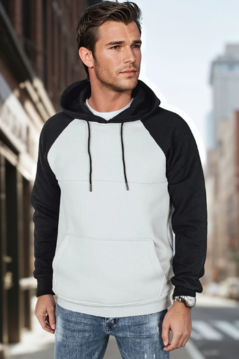 Herren Basic Hoodie hellgrau Dstreet BX5894