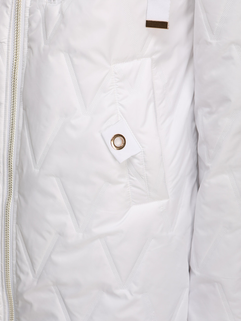 Gesteppte Damen-Übergangsjacke weiß Dstreet TY5564