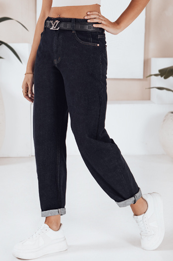 Damen Ballon Fit Jeans navy blau Dstreet UY2766