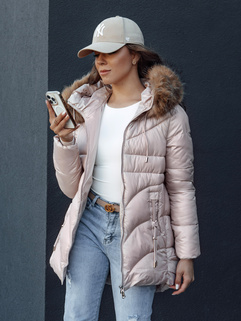 Damen Winterjacke mit Kapuze WINTERCHIC rosa Dstreet TY4441_2