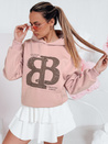 Damen-Kapuzenpullover in Übergröße LITESSO rosa Dstreet BY1415