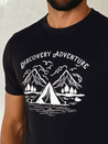 Herren T-shirt mit Aufdruck Farbe Schwarz DSTREET RX5413