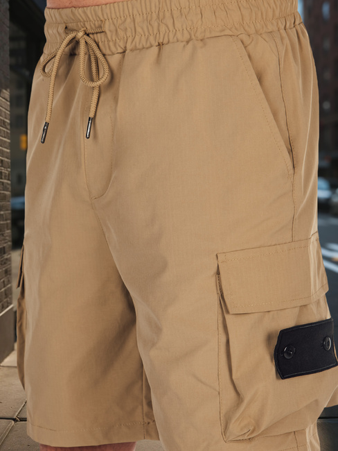Herren Stoff Kampfshorts khaki Dstreet SX2505