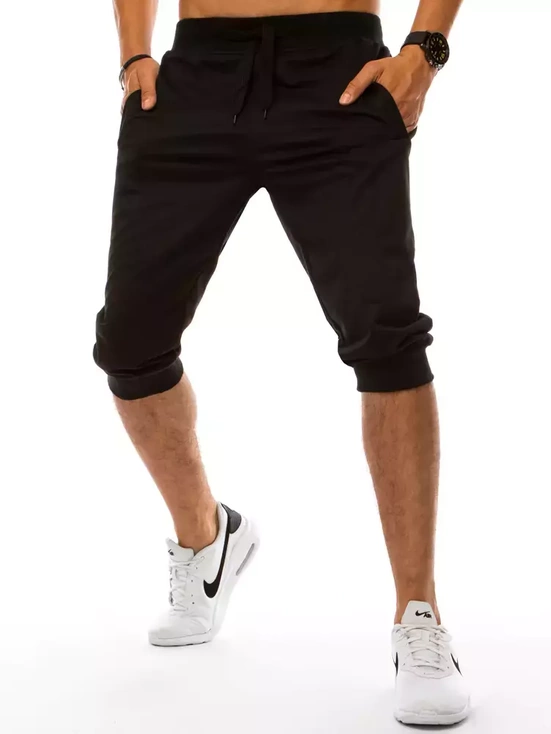 Herren Sweatshort Schwarz Dstreet SX1534